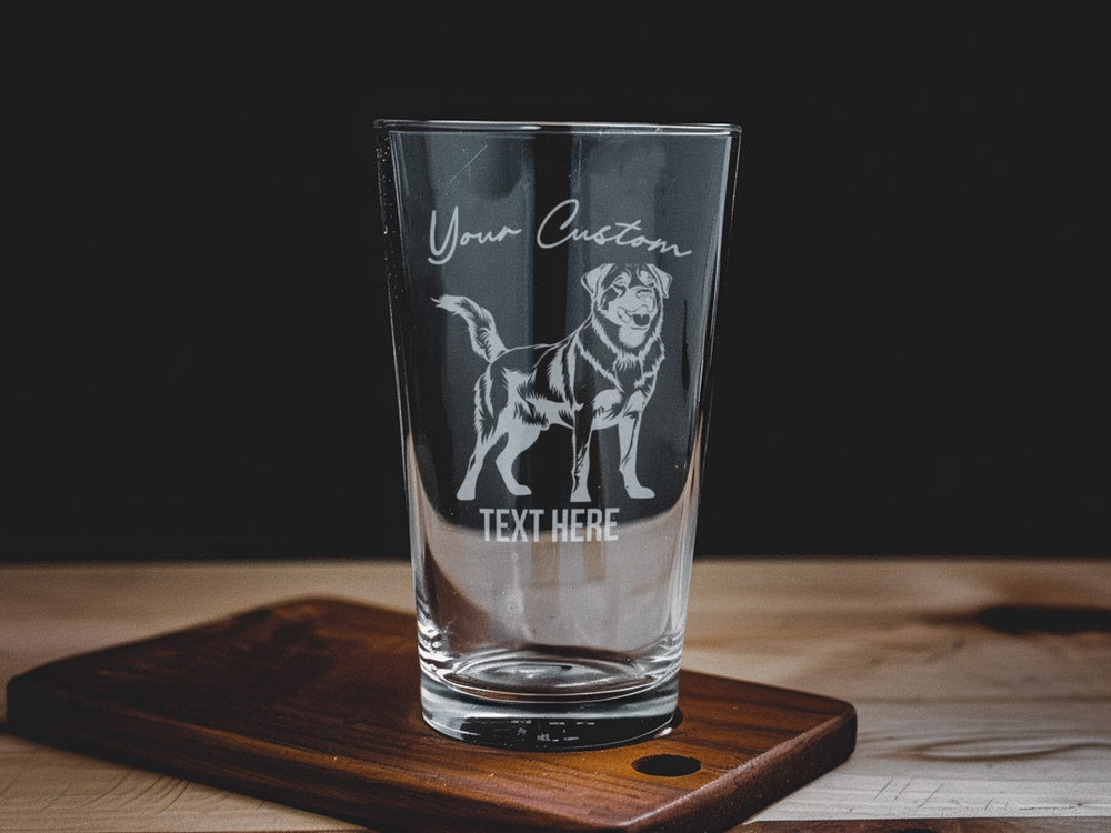 Anatolian Shepherd Dog Pint Glass: Personalized Beer Glassware