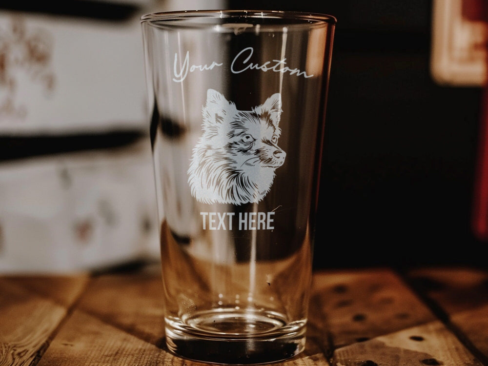 Schipperke Pint Glass, Beer Lover Gift, Dog Themed Drinkware, Unique Barware, Pet Lover Present