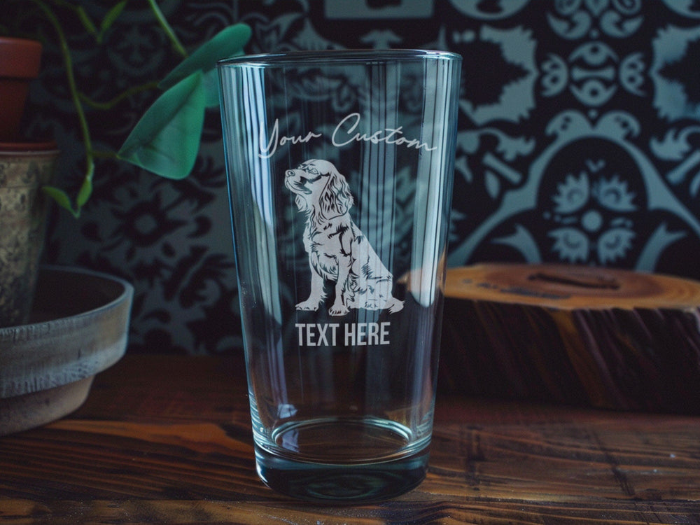 Boykin Spaniel Pint Glass: Personalized Dog Lover Gift