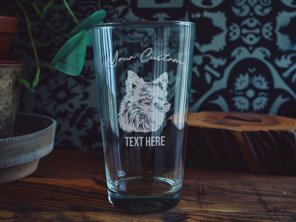 Schipperke Pint Glass, Beer Lover Gift, Dog Themed Drinkware, Unique Barware, Pet Lover Present