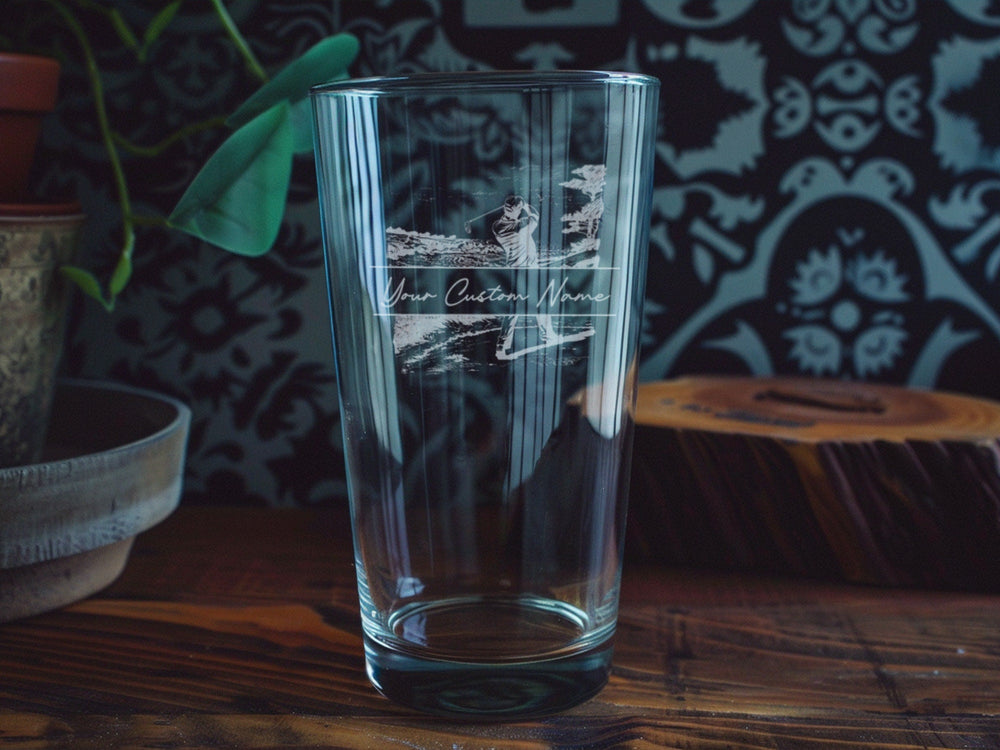Pebble Beach Golf Pint Glass: Personalized Golf Lover Gift