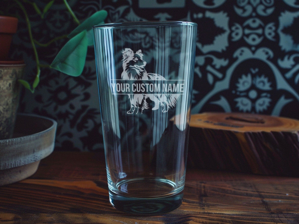 Shetland Sheepdog Pint Glass: Personalized Dog Lover Gift