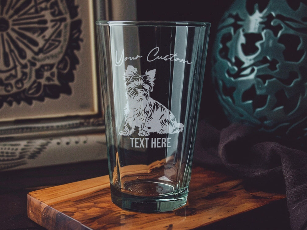Cairn Terrier Pint Glass: Personalized Dog Lover Gift