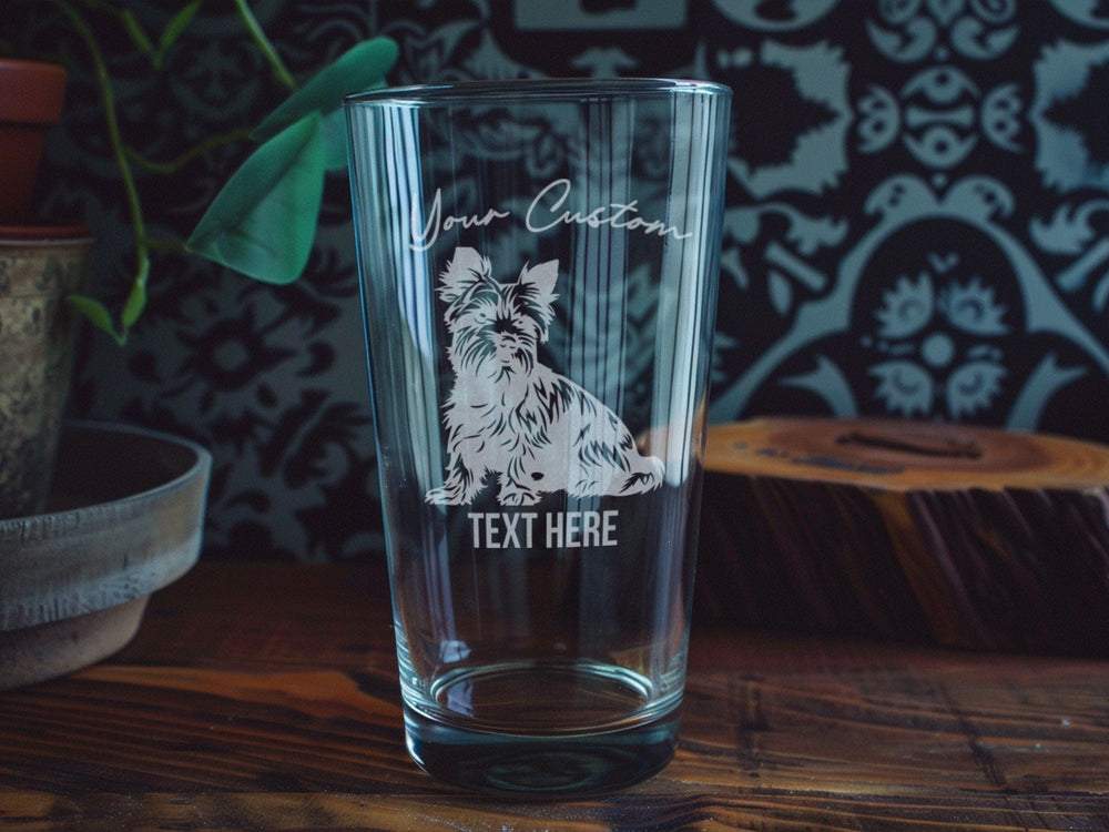 Cairn Terrier Pint Glass: Personalized Dog Lover Gift