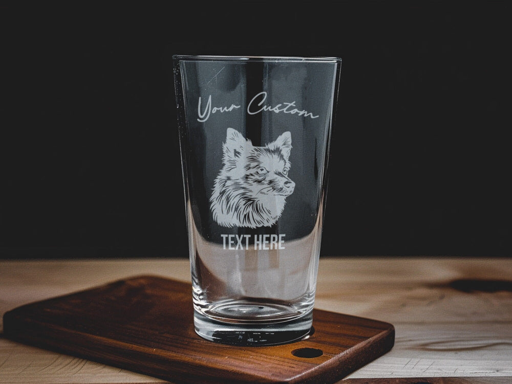 Schipperke Pint Glass, Beer Lover Gift, Dog Themed Drinkware, Unique Barware, Pet Lover Present
