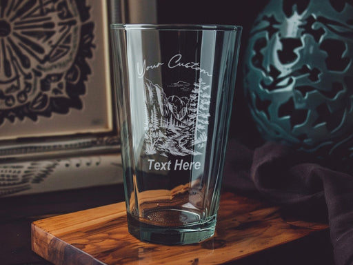 Zion National Park Pint Glass, USA Souvenir, Travel Collectible, Beer Glass Gift, Hiking Memorabilia