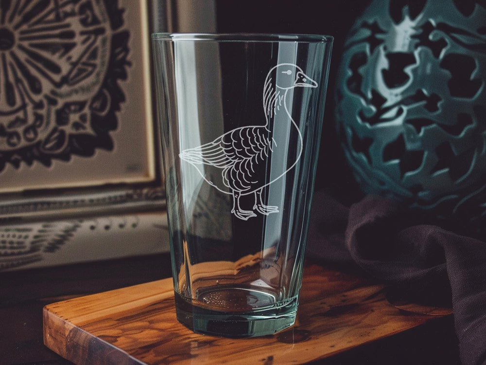 Toulouse Goose Pint Glass – Farmhouse Barnyard Animal Lover Drinkware