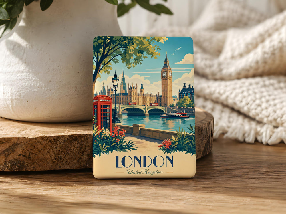 United Kingdom Fridge Magnet, UK Map Souvenir Magnet, Great Britain Travel Gift, England Scotland Wales Northern Ireland Magnet