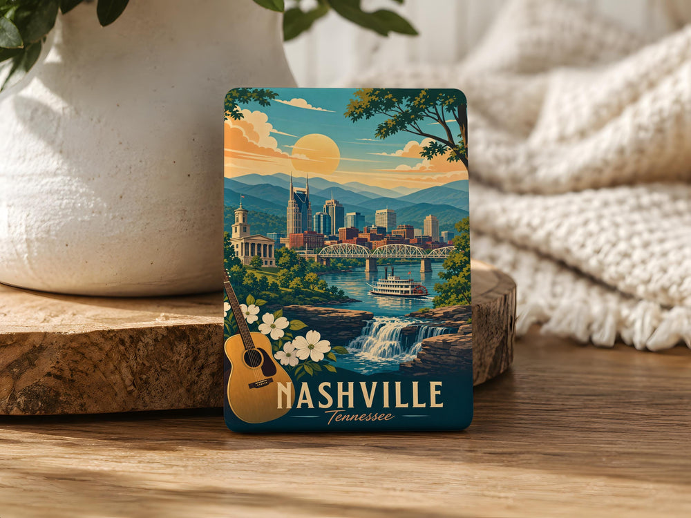 Tennessee Fridge Magnet, Tennessee State Souvenir Magnet, Tennessee Travel Gift, Tennessee Keepsake Magnet, Tennessee Kitchen Decor