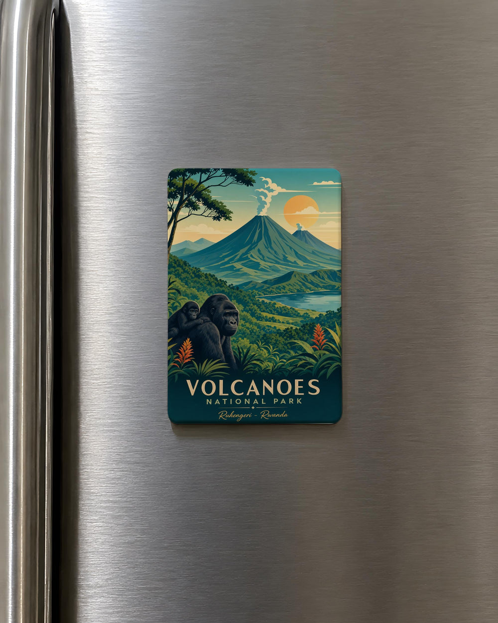 Volcanoes National Park Fridge Magnet, Hawaii Volcanoes Souvenir Magnet, National Park Travel Keepsake Gift