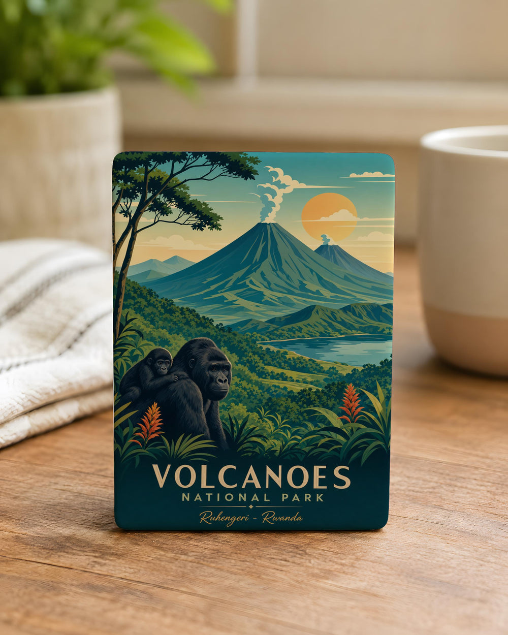 Volcanoes National Park Fridge Magnet, Hawaii Volcanoes Souvenir Magnet, National Park Travel Keepsake Gift