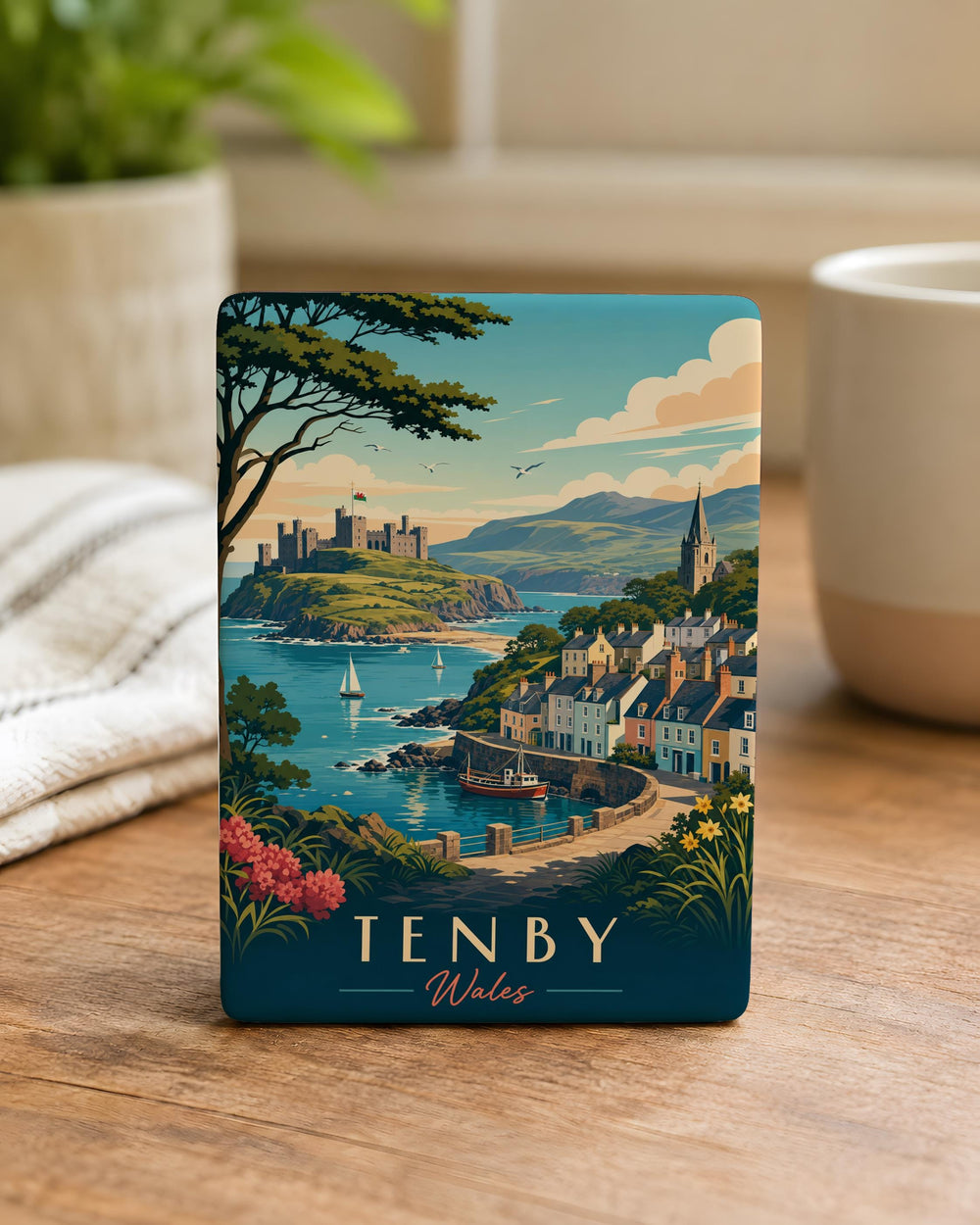 Wales Fridge Magnet, Wales Souvenir Magnet, Wales Travel Gift, Cymru Keepsake Magnet, Wales Map Magnet