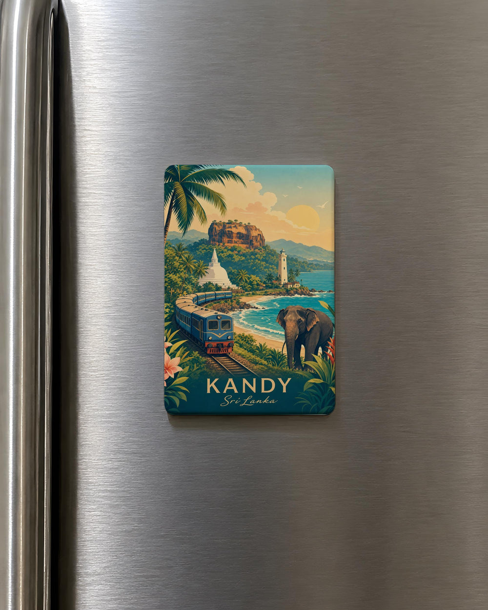 Sri Lanka Fridge Magnet, Sri Lanka Souvenir Magnet, Sri Lanka Travel Magnet, Sri Lanka Map Magnet, Sri Lanka Gift Magnet