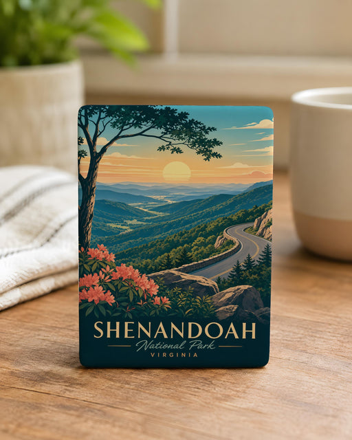 Shenandoah National Park Fridge Magnet, Skyline Drive Souvenir, Virginia Mountain Scenic Keepsake Magnet