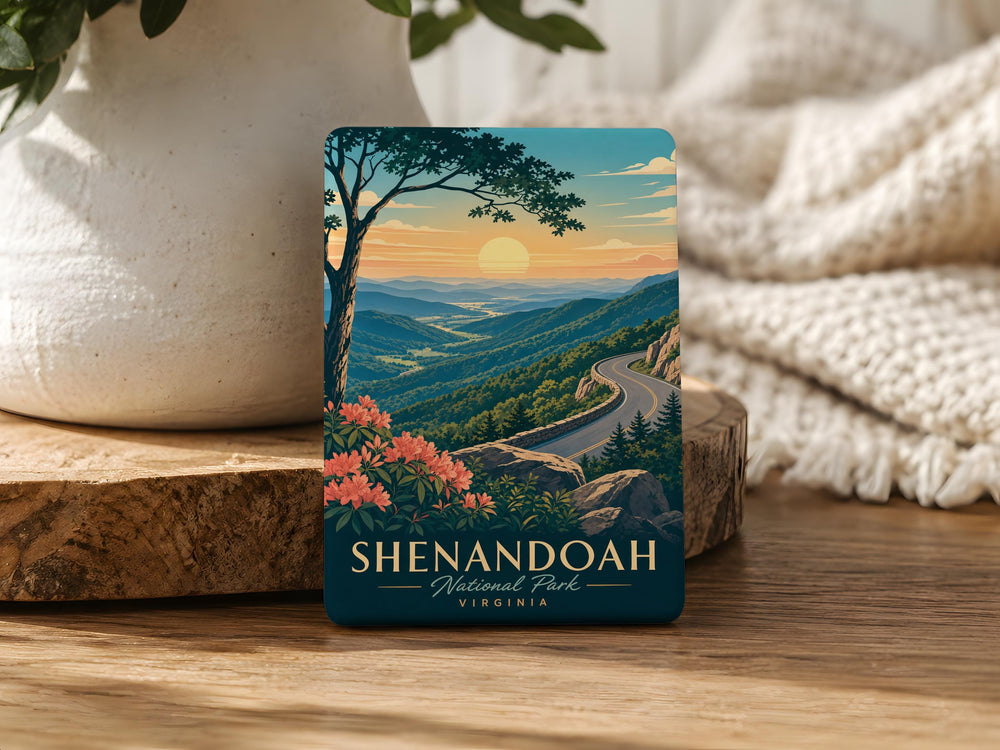Shenandoah National Park Fridge Magnet, Skyline Drive Souvenir, Virginia Mountain Scenic Keepsake Magnet