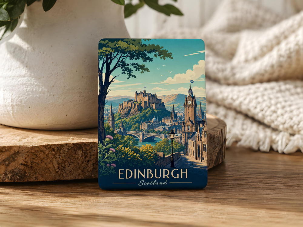Scotland Fridge Magnet, Scotland Travel Souvenir Magnet, Scottish Highlands Landmark Magnet, Scotland Vacation Keepsake Magnet