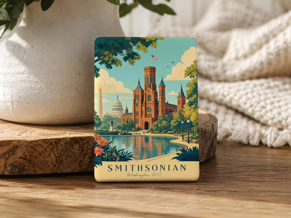 Smithsonian Fridge Magnet, Smithsonian Museum Souvenir Magnet, Washington DC Museum Magnet, Travel Keepsake Magnet
