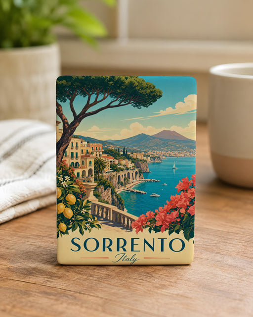 Sorrento Italy Fridge Magnet, Sorrento Coast Souvenir Magnet, Amalfi Coast Travel Magnet, Italy Vacation Keepsake Magnet