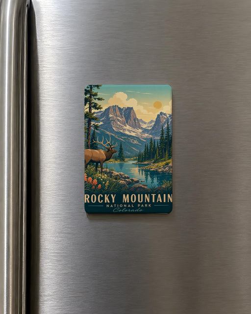Rocky Mountain National Park Fridge Magnet