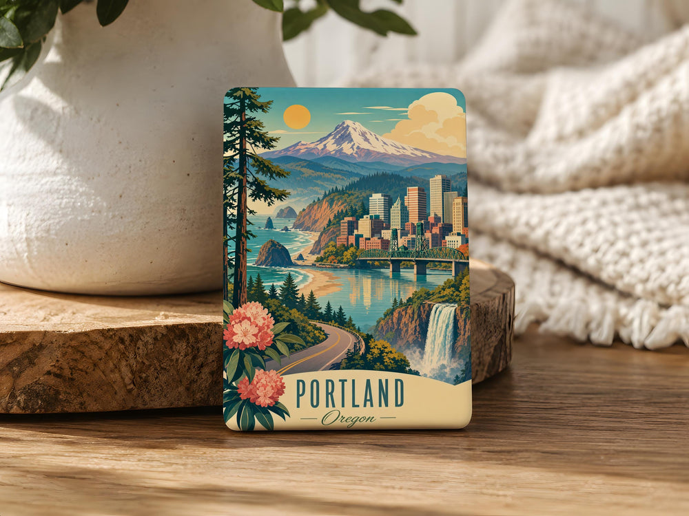 Oregon Fridge Magnet, Oregon State Souvenir Magnet, Oregon Travel Gift, Oregon Keepsake, Oregon Home Decor Magnet