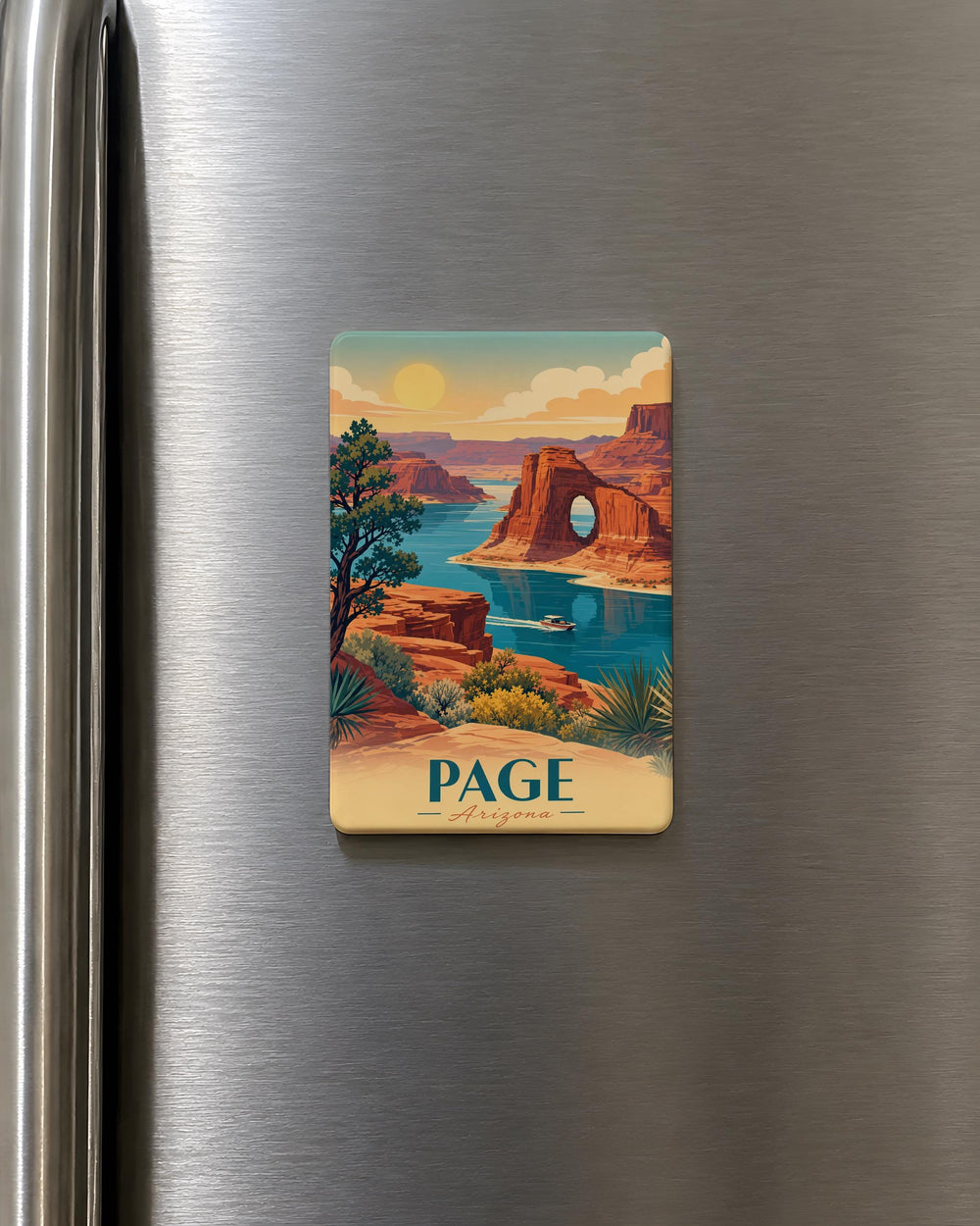 Page, Arizona Fridge Magnet, Lake Powell & Antelope Canyon Souvenir Magnet, Southwest Travel Keepsake Gift