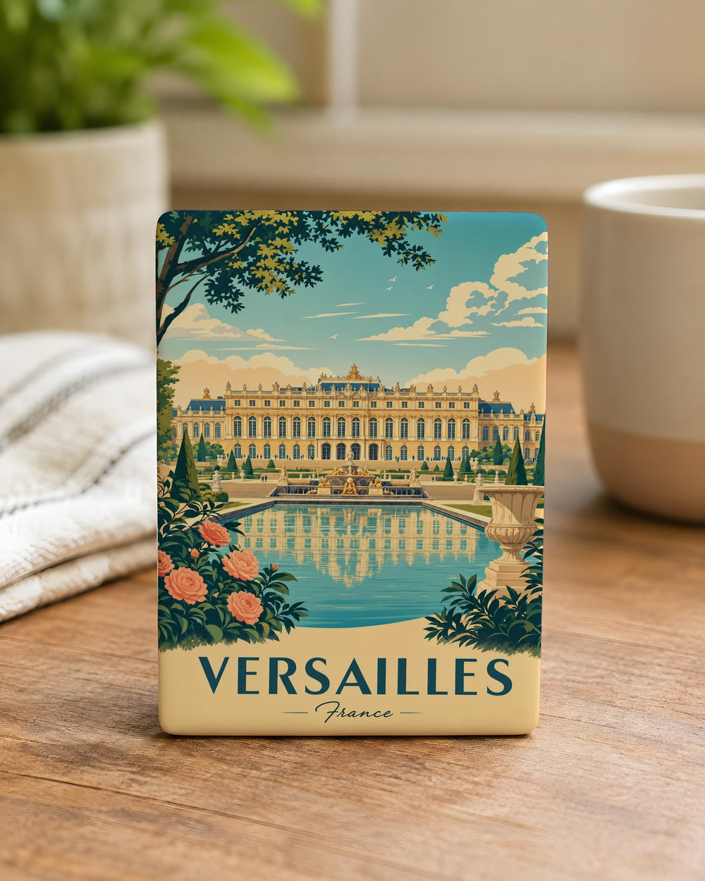Palace of Versailles Fridge Magnet, Versailles France Souvenir Magnet, Royal Palace Landmark Magnet, French Chateau Magnet