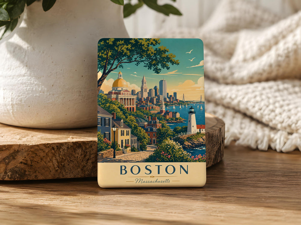 Massachusetts Fridge Magnet, Massachusetts State Souvenir Magnet, Massachusetts Travel Keepsake Magnet, USA State Magnet