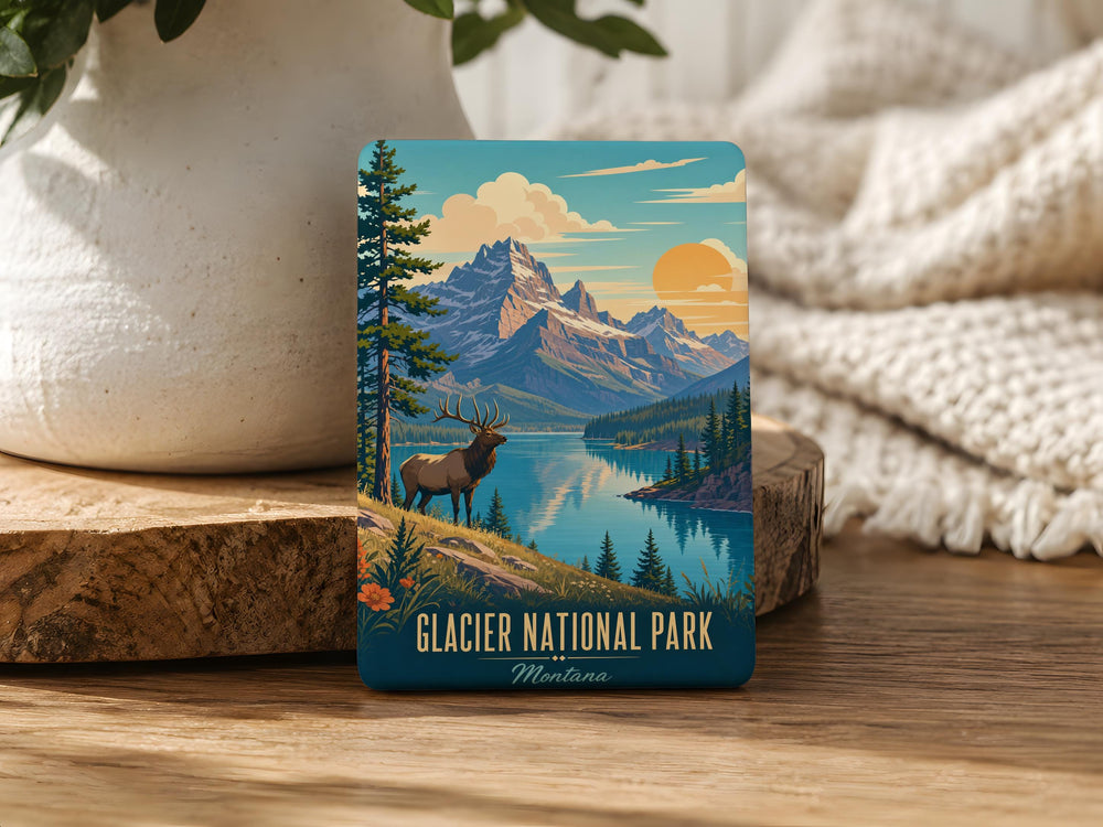 Montana Fridge Magnet, Montana State Souvenir Magnet, Montana Travel Gift, Montana Kitchen Refrigerator Magnet, USA State Magnet
