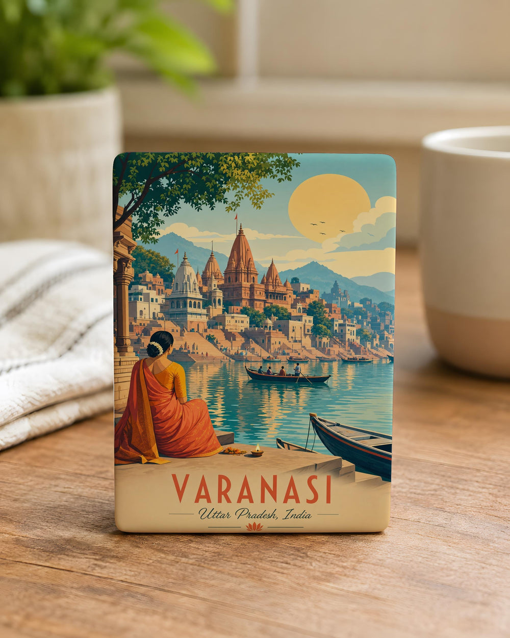 India Fridge Magnet, India Travel Souvenir Magnet, India Map Magnet, India Landmark Magnet, India Vacation Keepsake Magnet