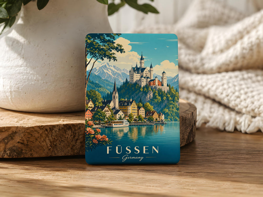 Germany Fridge Magnet, Deutschland Souvenir Magnet, Germany Travel Gift, German Landmark Magnet, Germany Keepsake Magnet