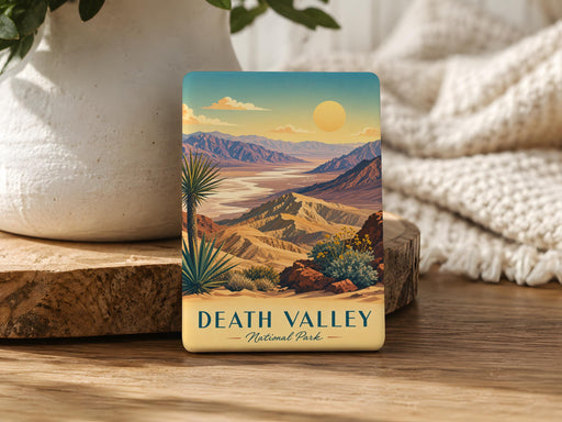 Death Valley National Park Fridge Magnet, California Desert Landscape Souvenir Magnet, National Park Travel Keepsake Gift