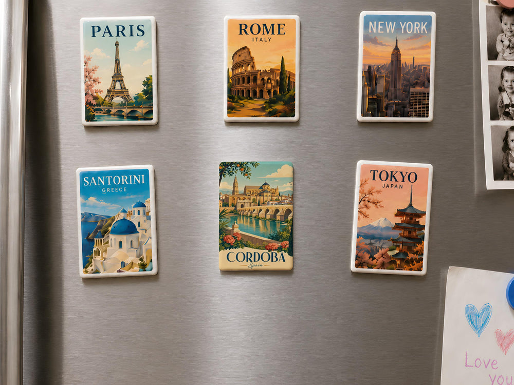 Cordoba Spain Fridge Magnet, Cordoba Travel Souvenir Magnet, Andalucia Spain Landmark Refrigerator Magnet Gift