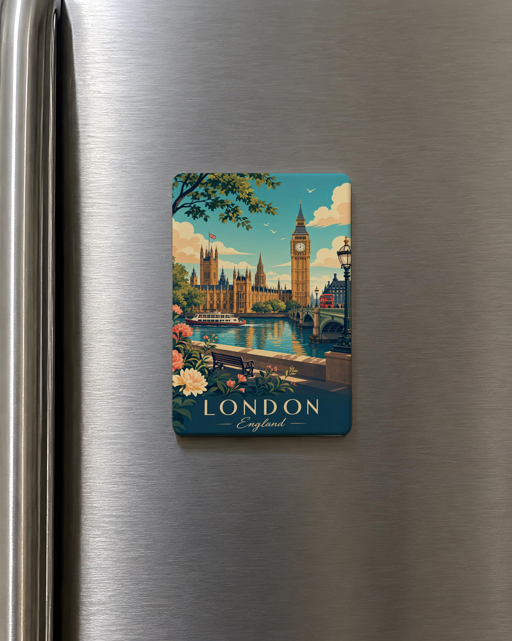 England Fridge Magnet, England Souvenir Magnet, England Travel Magnet, England Landmark Magnet, England Gift Magnet