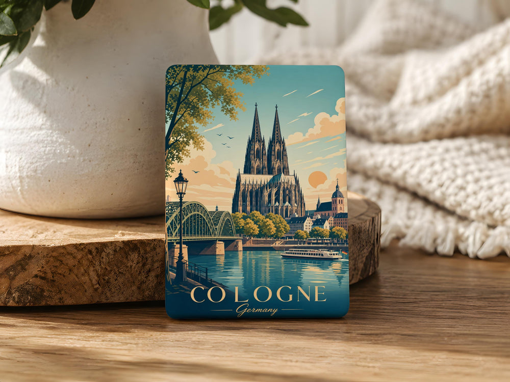 Cologne Cathedral Fridge Magnet, Kölner Dom Souvenir Magnet, Germany Landmark Travel Gift, Cathedral Architecture Magnet