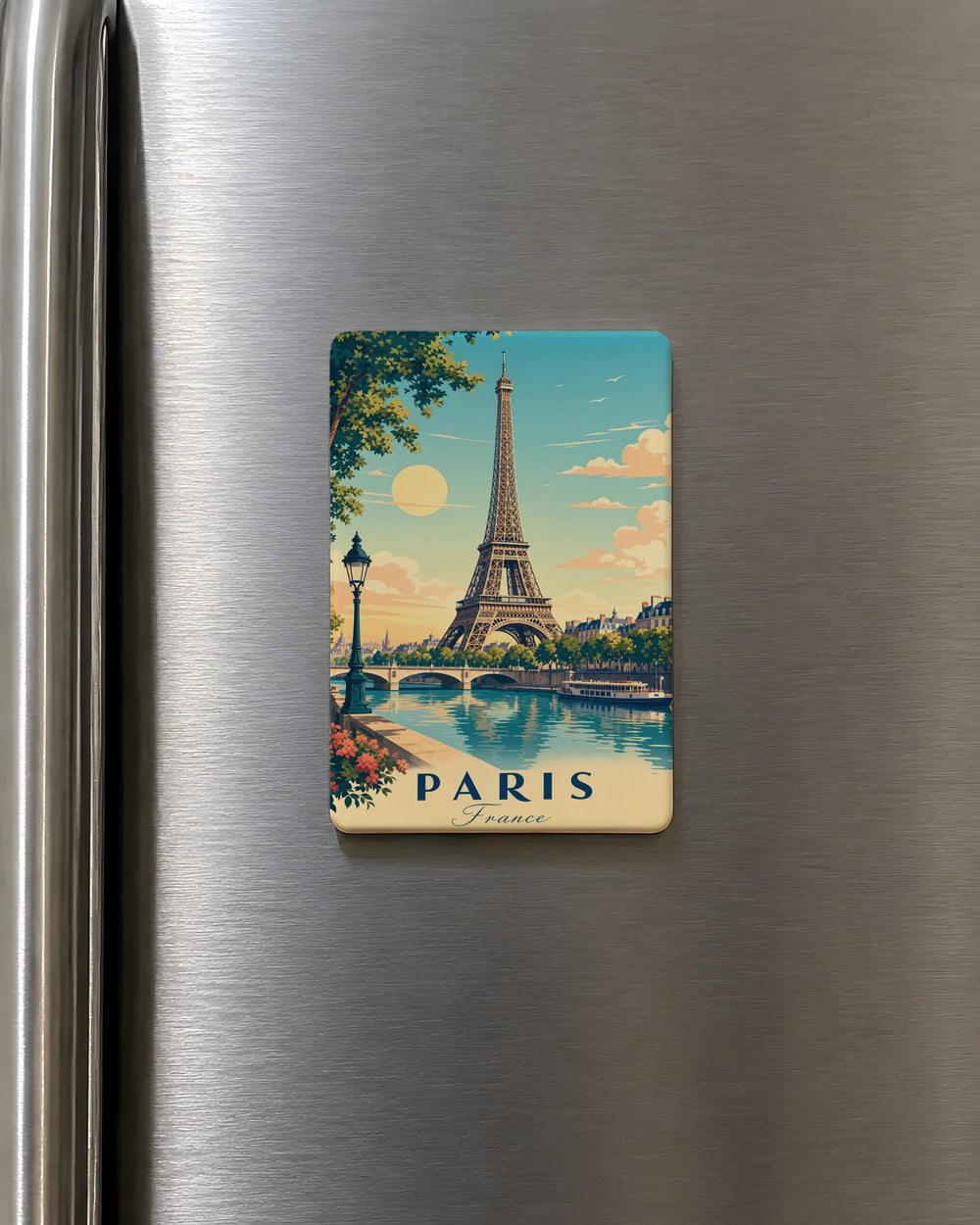 Eiffel Tower Fridge Magnet Paris France Landmark Souvenir Kitchen Magnet Travel Gift for Paris Lovers