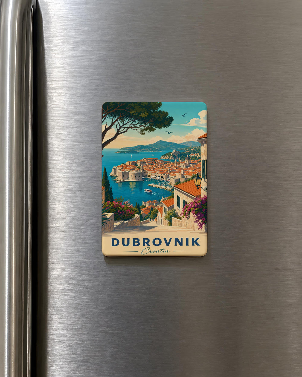 Croatia Fridge Magnet, Croatia Souvenir Magnet, Croatia Travel Gift, Croatia Vacation Keepsake, Croatia Landmark Magnet