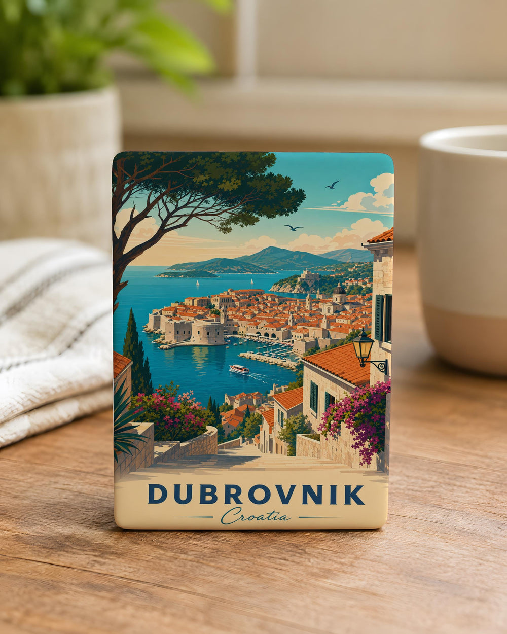 Croatia Fridge Magnet, Croatia Souvenir Magnet, Croatia Travel Gift, Croatia Vacation Keepsake, Croatia Landmark Magnet
