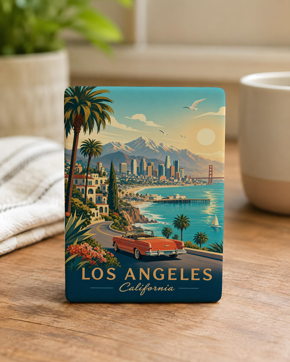 California Fridge Magnet, California State Souvenir Magnet, California Travel Gift, USA State Magnet, California Keepsake Magnet