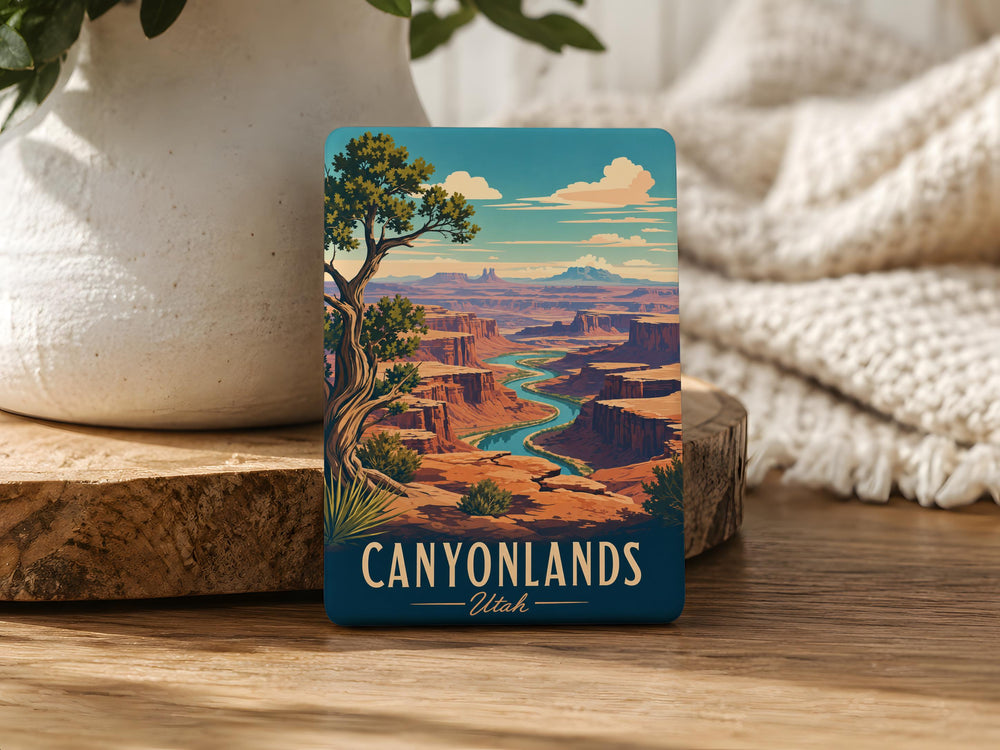 Canyonlands National Park Fridge Magnet, Utah Desert Landscape Souvenir, Outdoor Adventure Travel Keepsake Gift