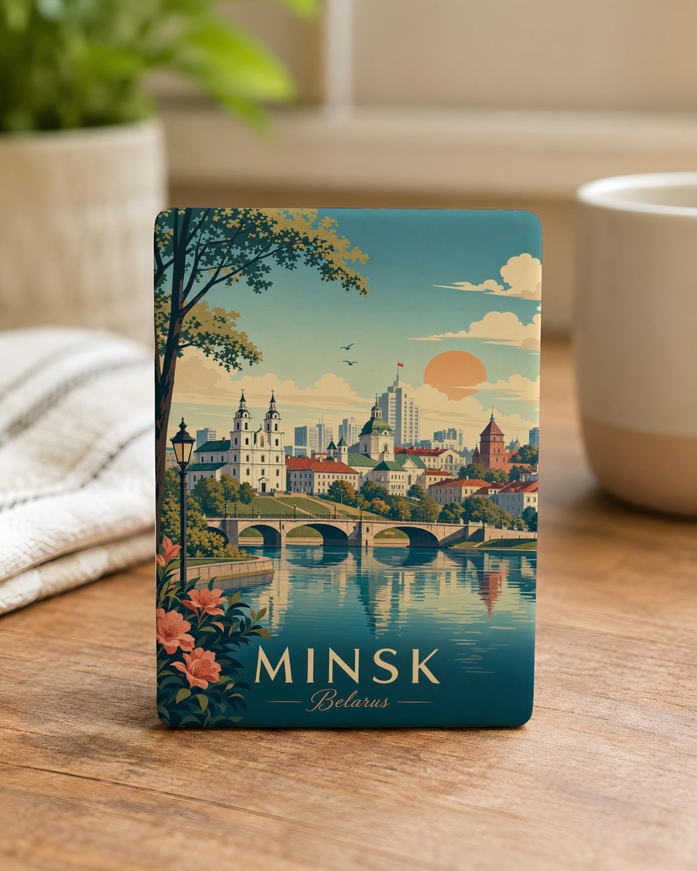 Belarus Fridge Magnet, Belarus Souvenir Magnet, Belarus Travel Gift, Belarus Country Magnet, Belarus Keepsake Magnet