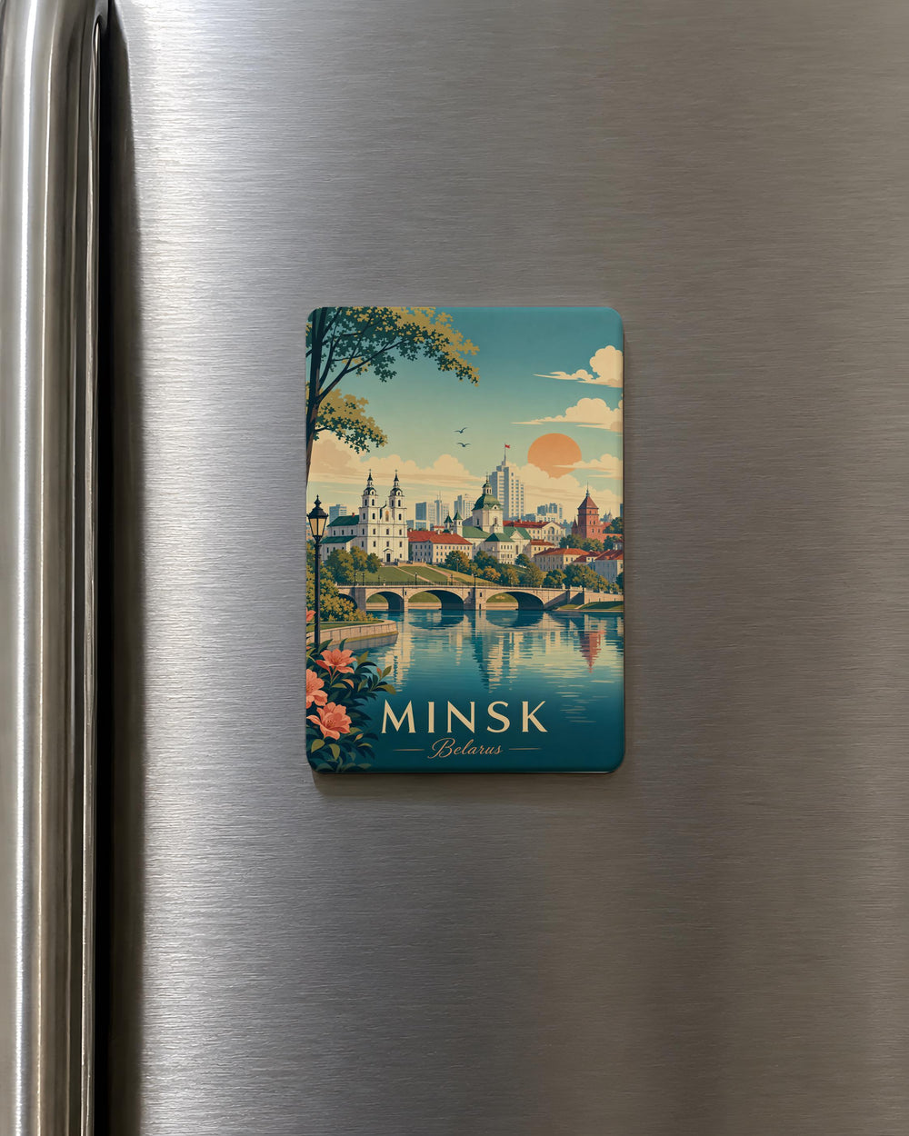 Belarus Fridge Magnet, Belarus Souvenir Magnet, Belarus Travel Gift, Belarus Country Magnet, Belarus Keepsake Magnet