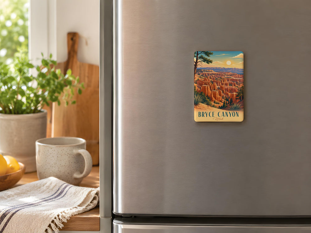 Bryce Canyon National Park Fridge Magnet, Utah Hoodoos Souvenir, Scenic Travel Landmark Refrigerator Magnet