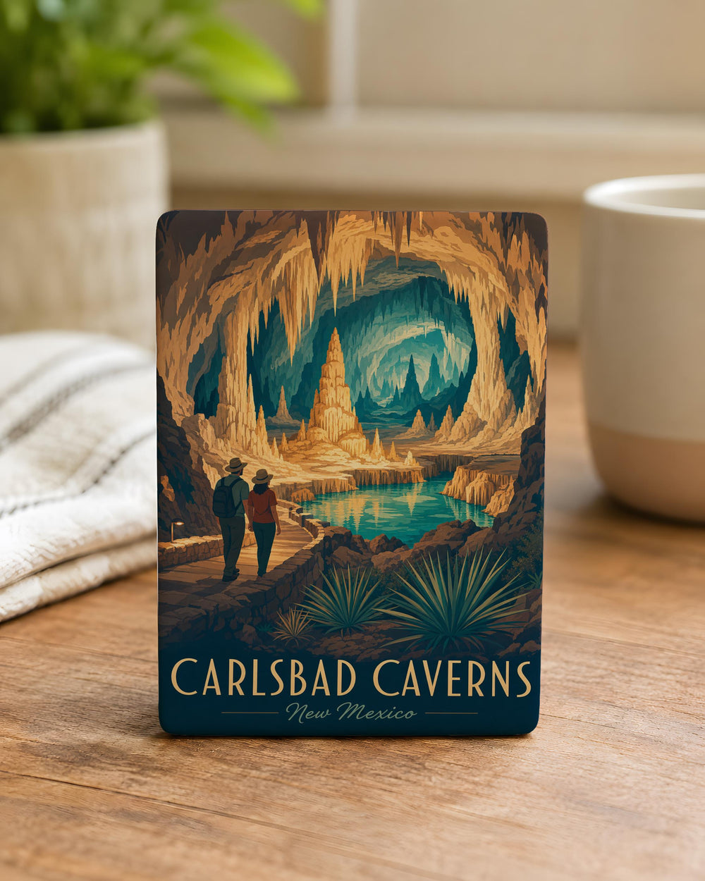 Carlsbad Caverns National Park Fridge Magnet, New Mexico Cave Landmark Souvenir, Travel Gift, Caverns Scenic Magnet