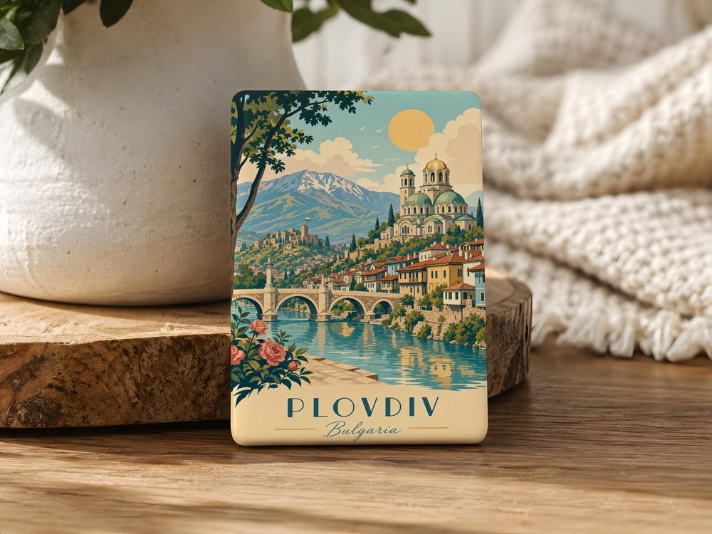 Bulgaria Fridge Magnet, Bulgaria Souvenir Magnet, Bulgarian Travel Keepsake, Bulgaria Gift, Balkan Country Magnet