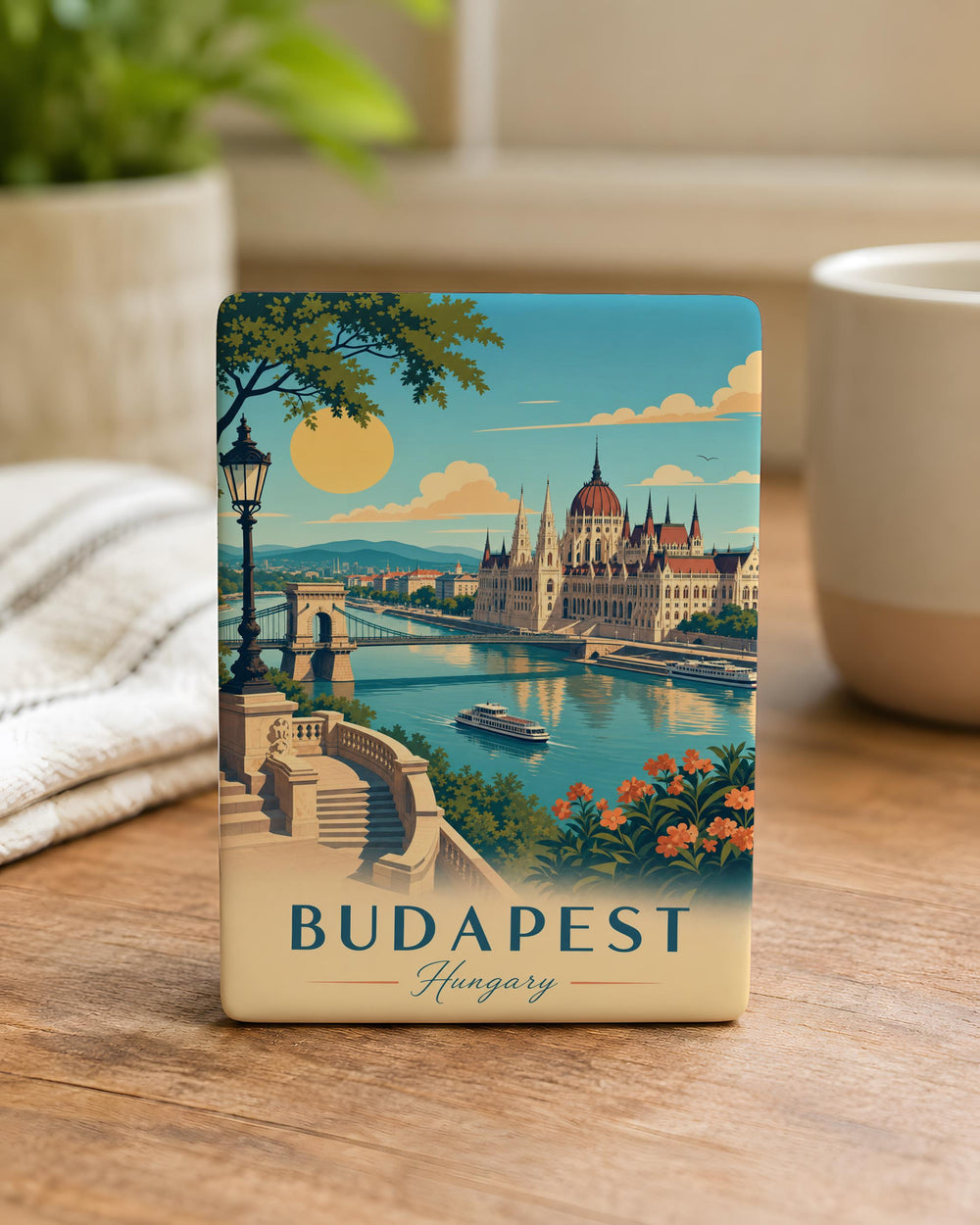 Budapest Hungary Fridge Magnet, Budapest Souvenir Magnet, Hungary Travel Gift, Budapest Landmark Magnet, Budapest Keepsake Magnet