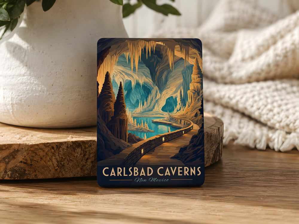 Carlsbad Caverns Fridge Magnet, New Mexico Cave Souvenir Magnet, Carlsbad Caverns National Park Magnet