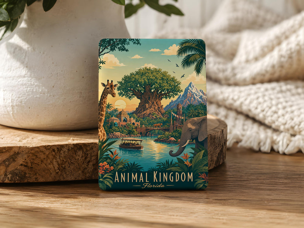 Animal Kingdom Fridge Magnet, Wildlife Animals Magnet, Safari Zoo Animal Lover Gift, Nature Wildlife Kitchen Decor
