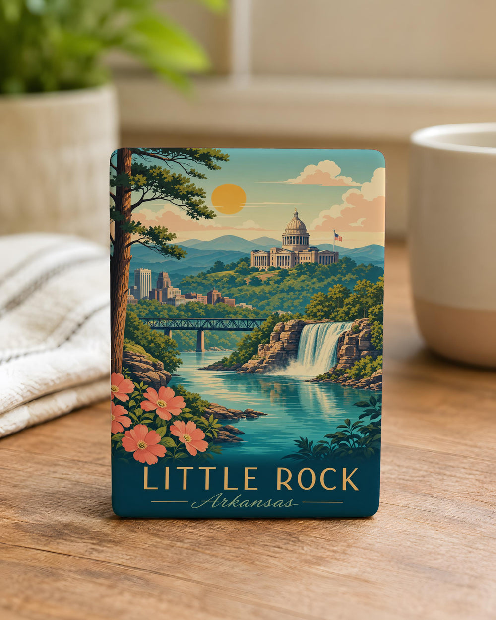 Arkansas Fridge Magnet, Arkansas State Souvenir Magnet, Arkansas Travel Gift, Arkansas Keepsake Magnet, Arkansas Decor Magnet
