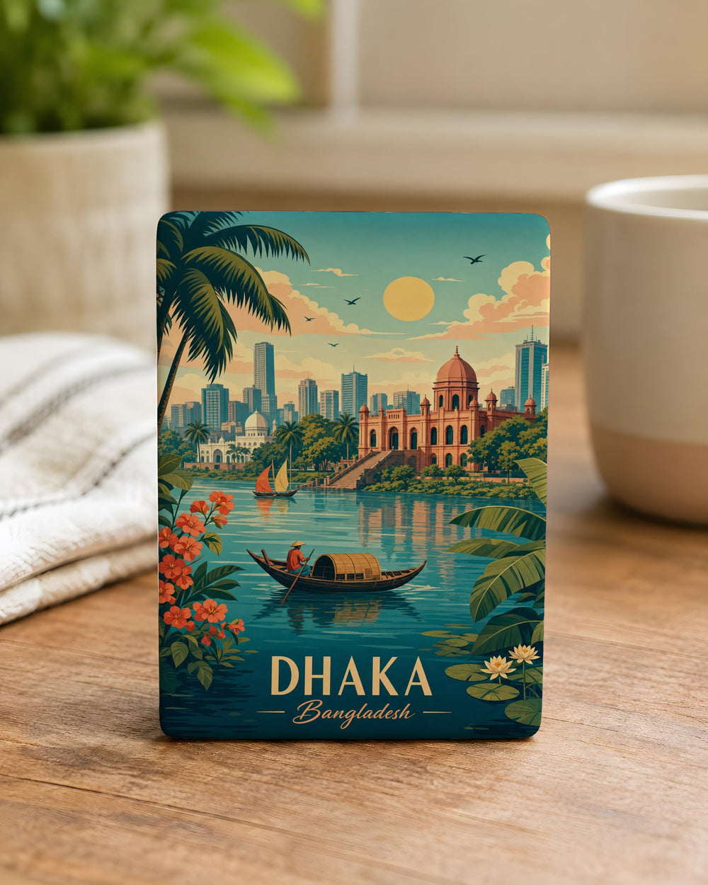 Bangladesh Fridge Magnet, Bangladesh Souvenir Magnet, Bangladesh Travel Gift, Bangladesh Country Magnet, Bangladesh Keepsake Magnet