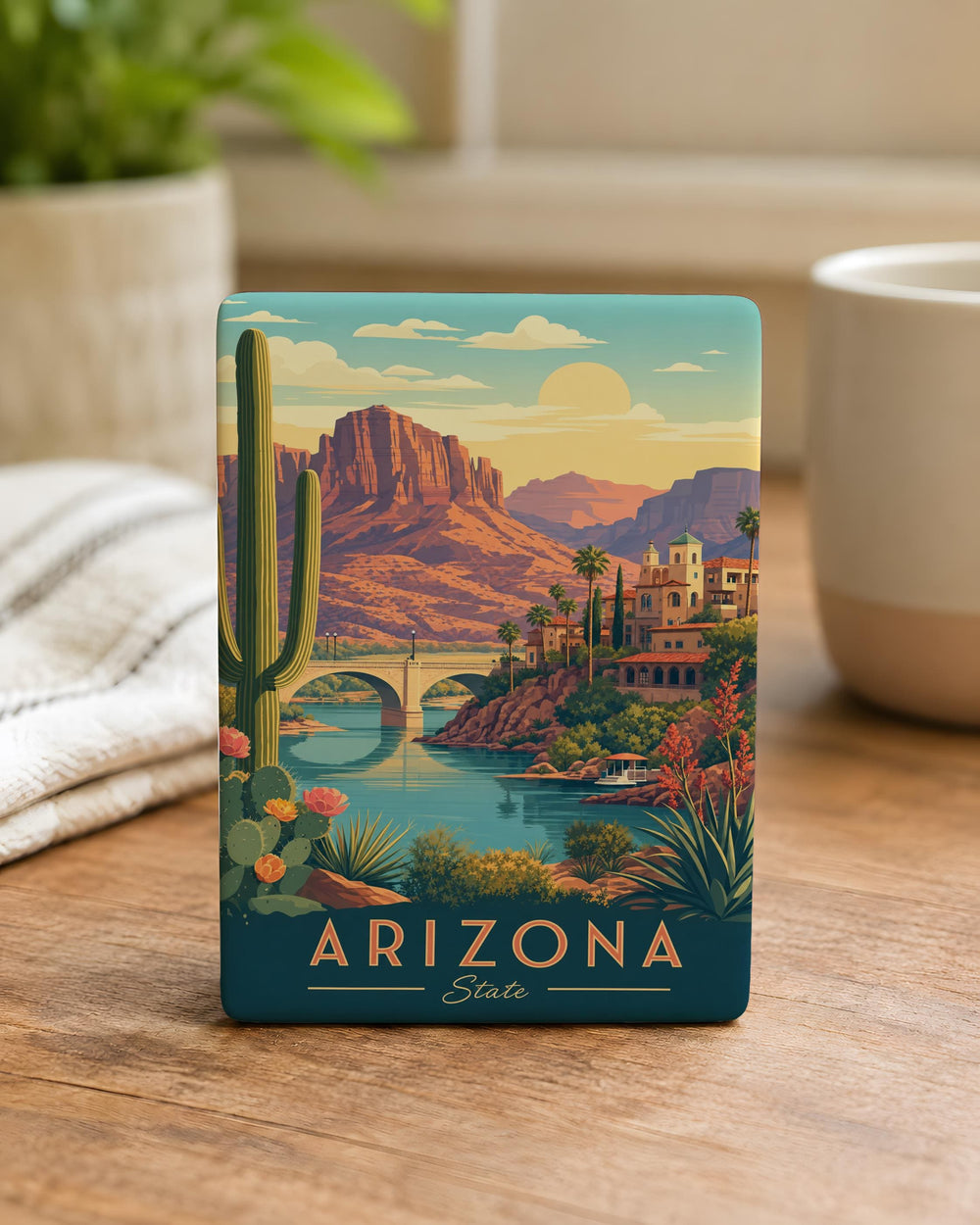 Arizona Fridge Magnet, Arizona Souvenir Magnet, Arizona State Magnet, Arizona Travel Magnet, Arizona Gift, Southwest Magnet